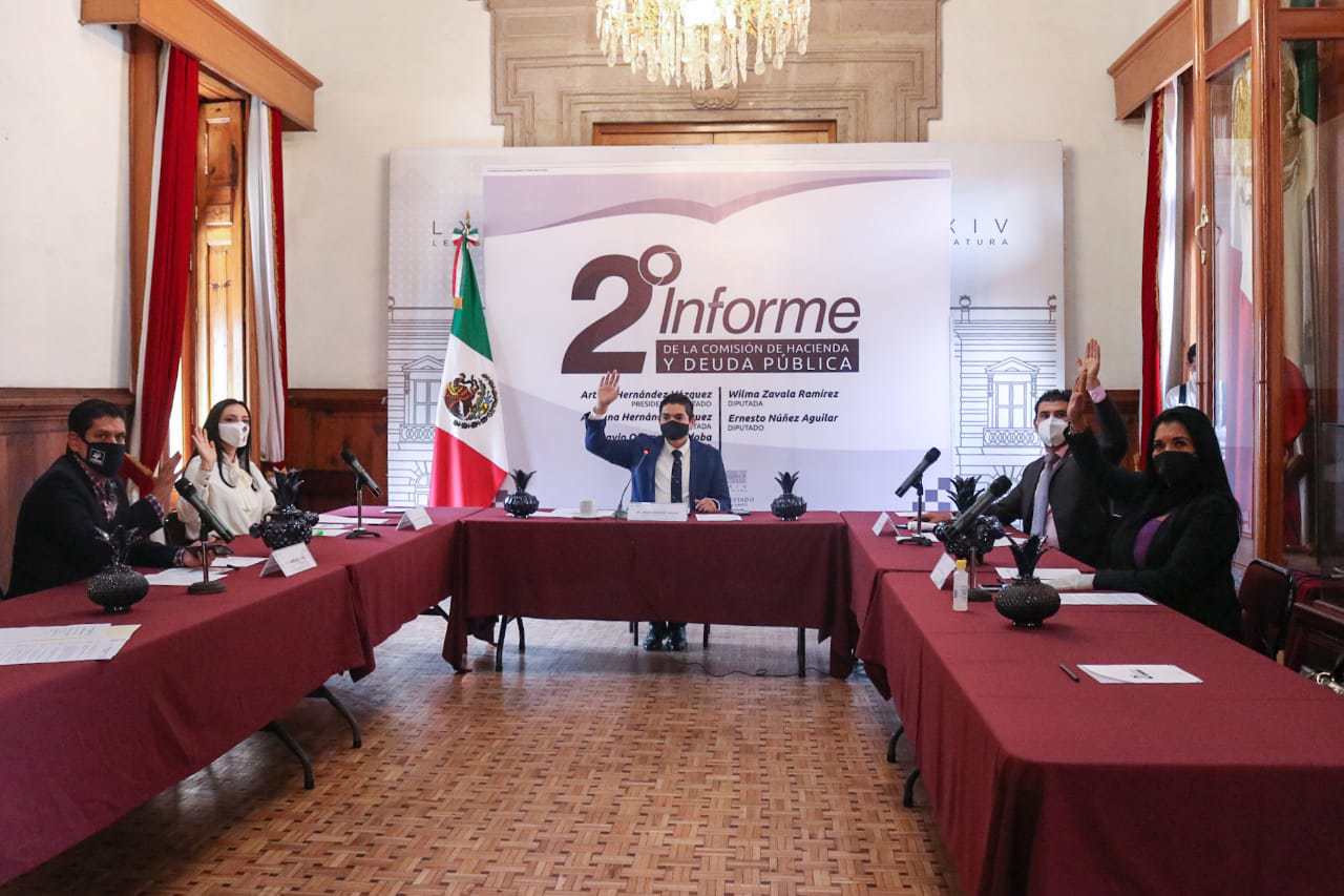  Comisión de Hacienda y Deuda Pública desahogó la totalidad de asuntos turnados durante Segundo Año Legislativo