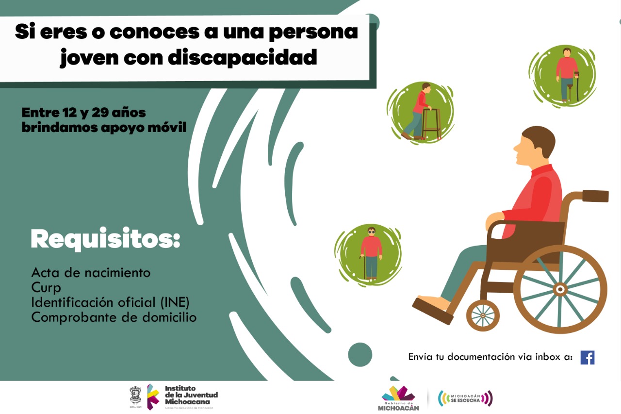  Otorgará Ijumich aparatos funcionales a personas jóvenes con discapacidad