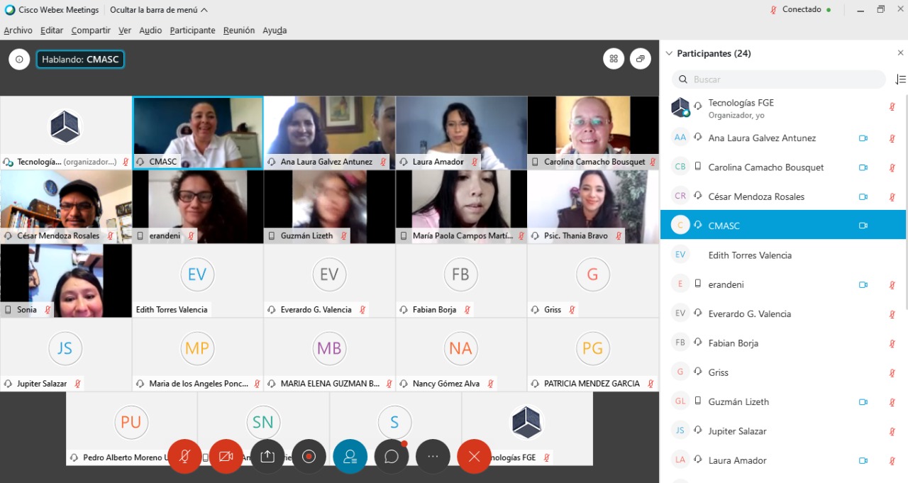  Imparte FGE charla de difusión sobre Mecanismos Alternativos, a Colegio de Psicólogos de Michoacán