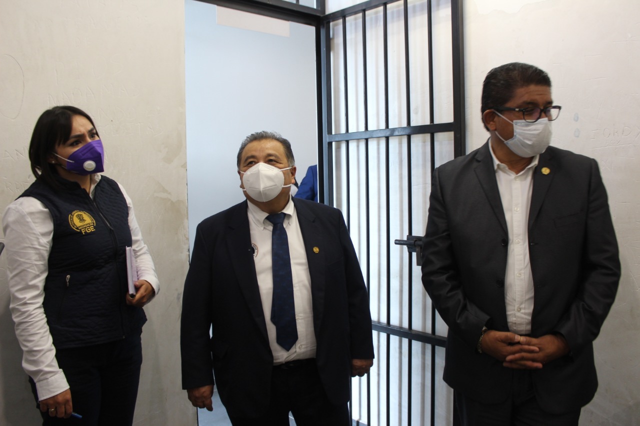 Supervisa FGE, áreas de internamiento en Zitácuaro