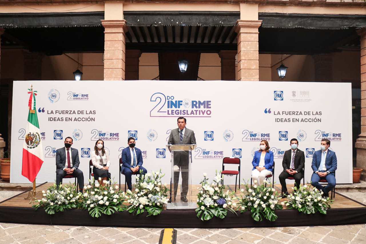  Presenta GPPAN su segundo informe de actividades legislativas