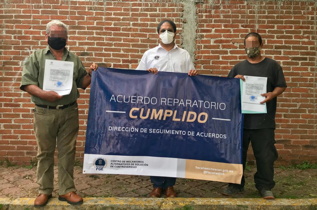  En agosto, logra FGE 571 acuerdos reparatorios que beneficiaron a más de mil personas