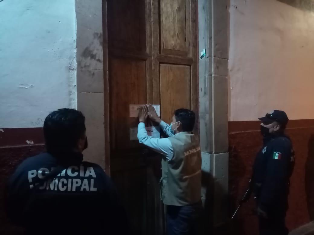 Suspendidos dos establecimientos en Pátzcuaro por no cumplir las medidas sanitarias