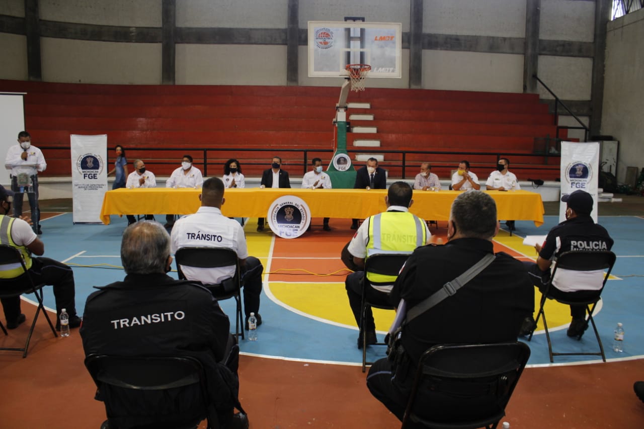  Imparte FGE capacitación en materia de Informe Policial Homologado y Registro Nacional de Detenciones