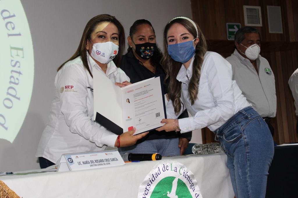 Certifica Icatmi a docentes de la Universidad de la Ciénega
