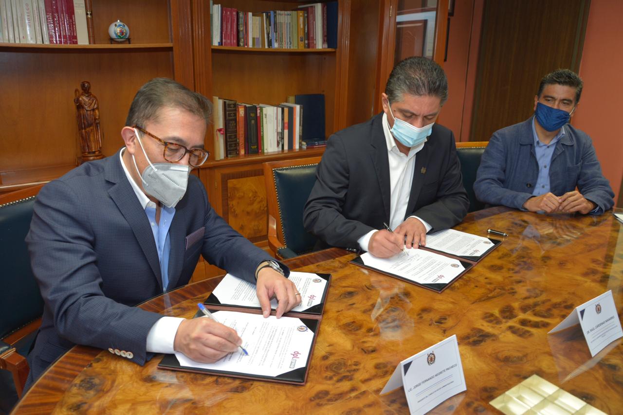  SIGNA RECTOR RAÚL CÁRDENAS CARTA DE INTENCIÓN PARA FORTALECER AGENDA DIGITAL NICOLAITA