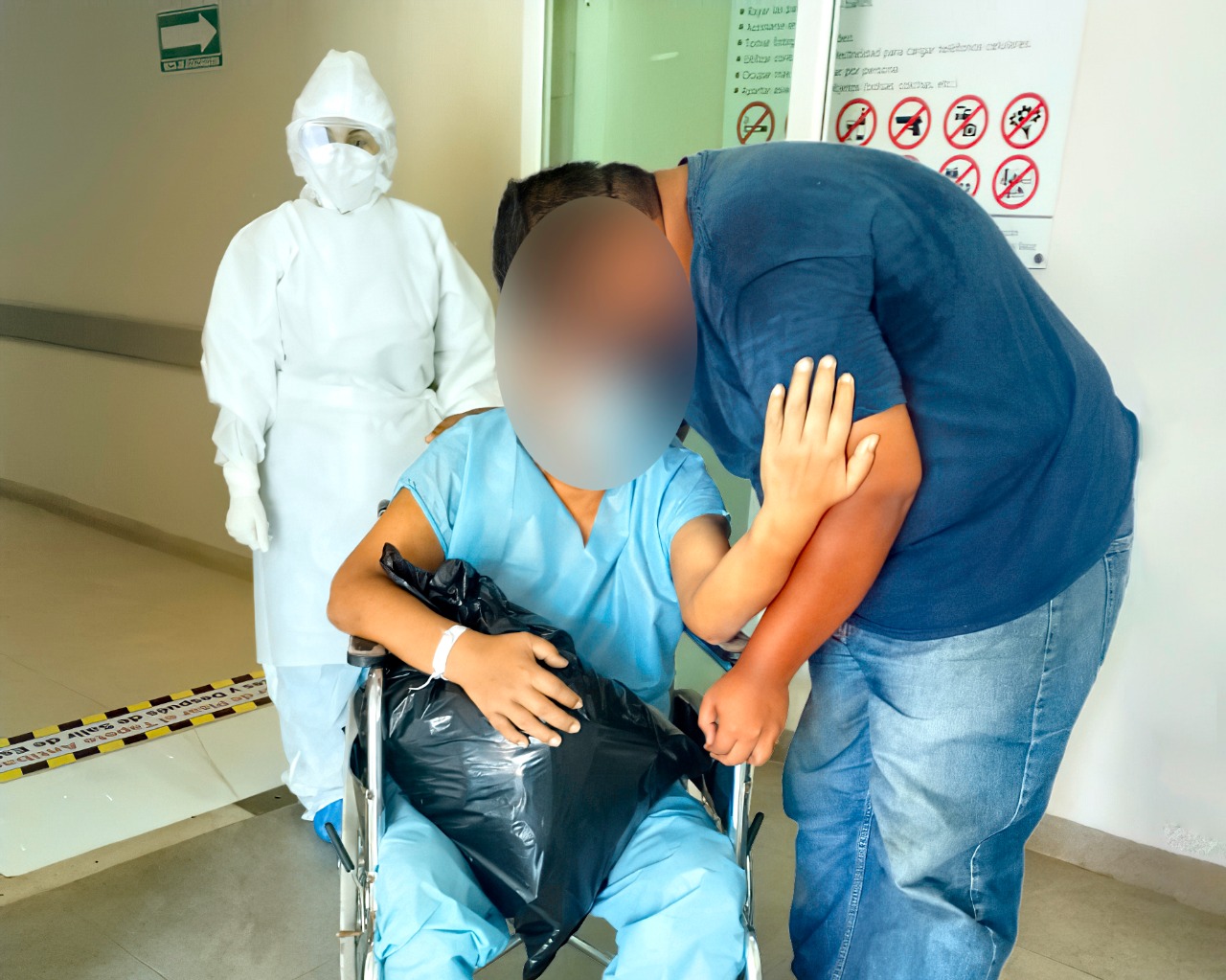  Dos hombres con hipertensión superan COVID-19 en el Hospital General de Apatzingán