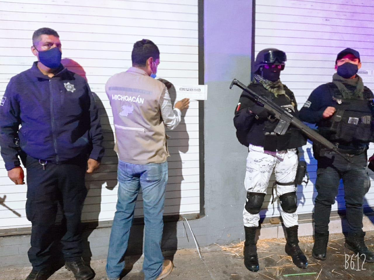 Suspende SSM 9 establecimientos en Morelia, Apatzingán y Múgica