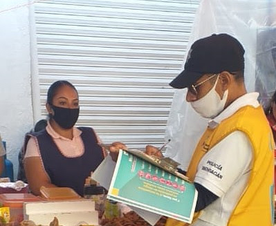  Refuerza SSM acciones de promoción con material informativo a COVID-19