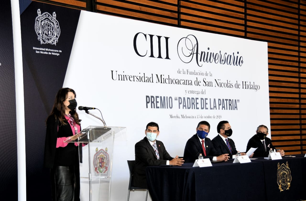  Celebra la UMSNH el CIII aniversario de su fundación