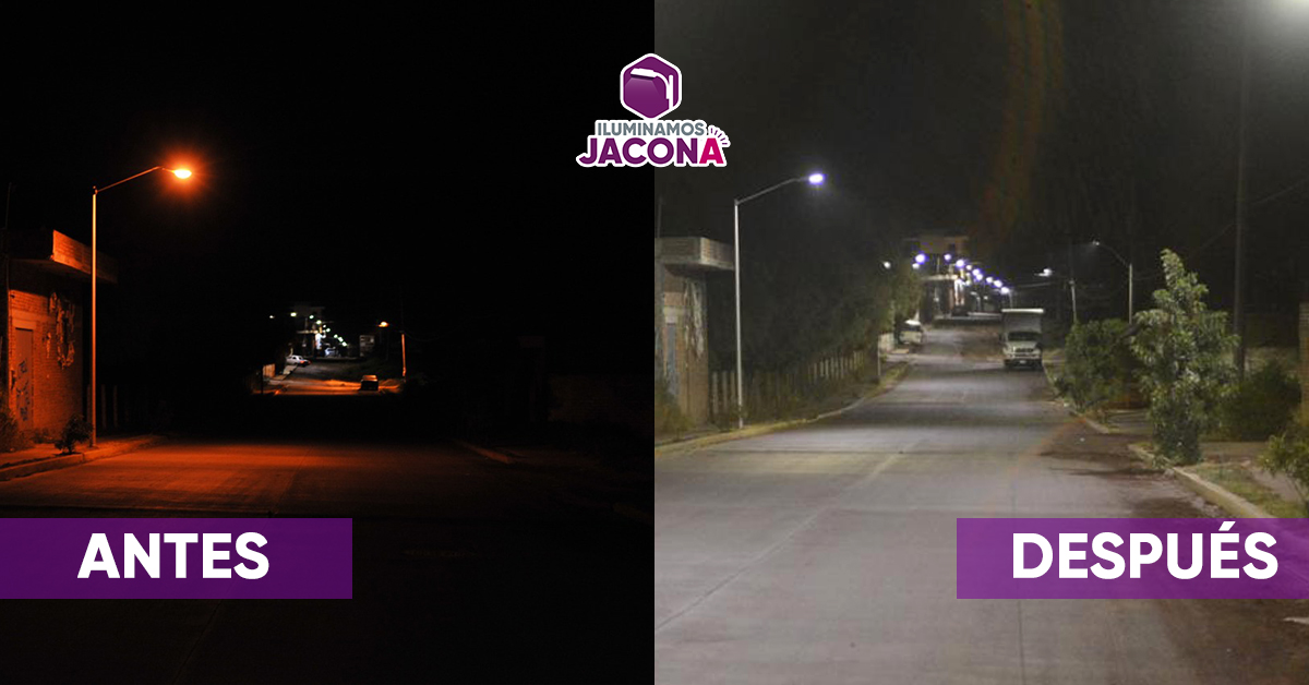  Instalan luminarias tipo “led” en Lomas Universidad de Jacona