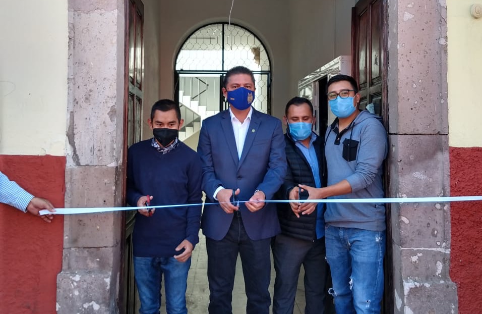  Rector de la UMSNH inaugura inmueble de Casa del Estudiante 2 de Octubre