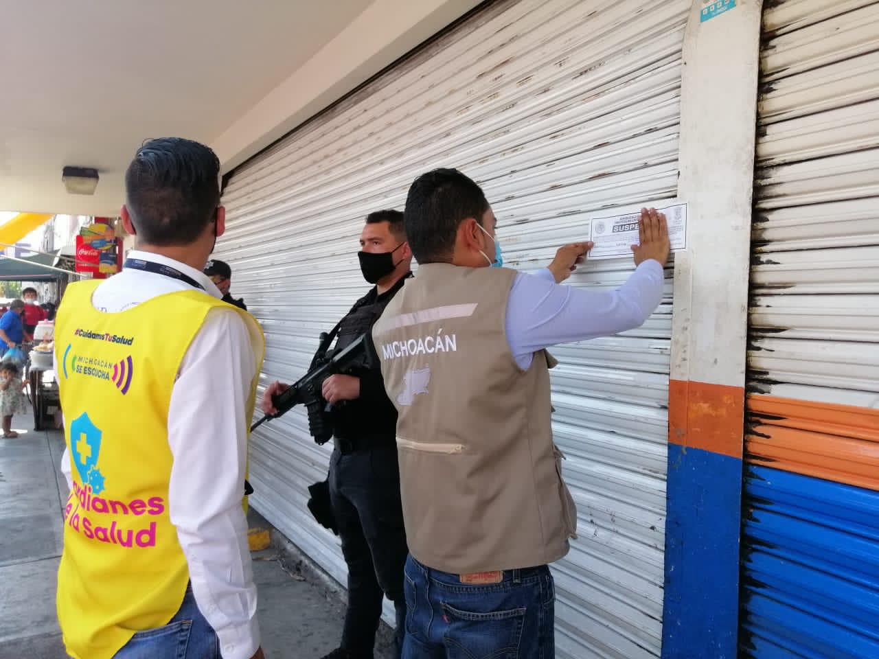 Guardianes de la Salud suspenden tres establecimientos en Zamora