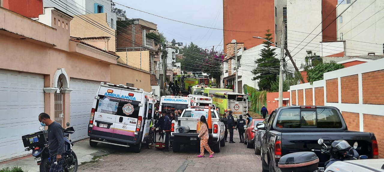  Se registra explosión en un domicilio en la colonia La Loma