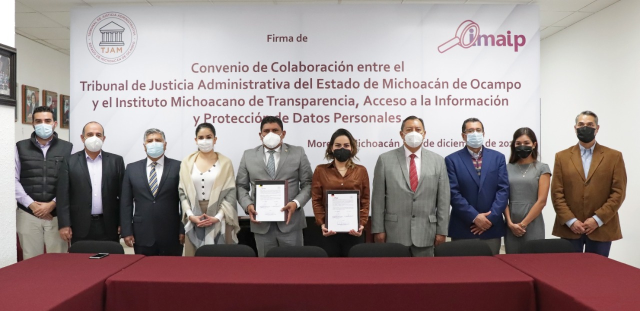  Acuerdan TJAM e IMAIP fortalecer acciones de transparencia