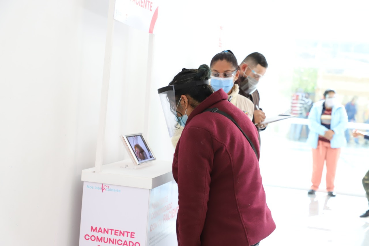  Con videollamadas, acerca SSM a familiares y pacientes de COVID-19