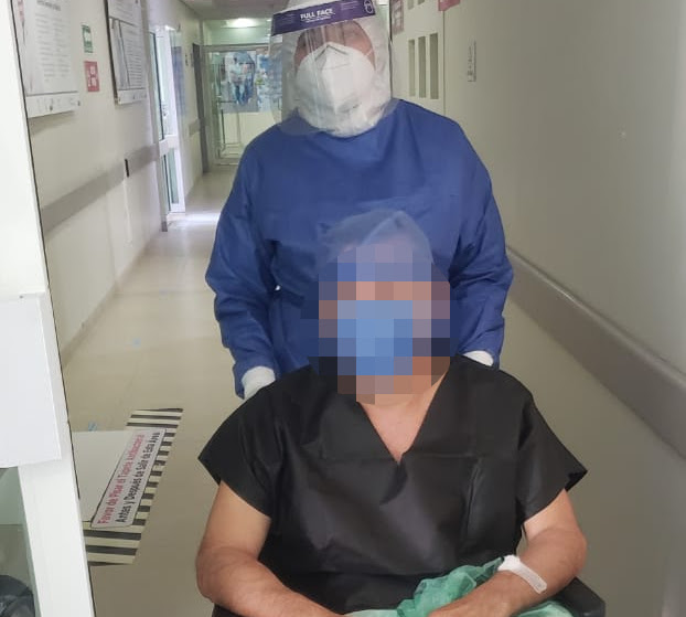  Hombre vence el COVID-19 después de 8 días de hospitalización