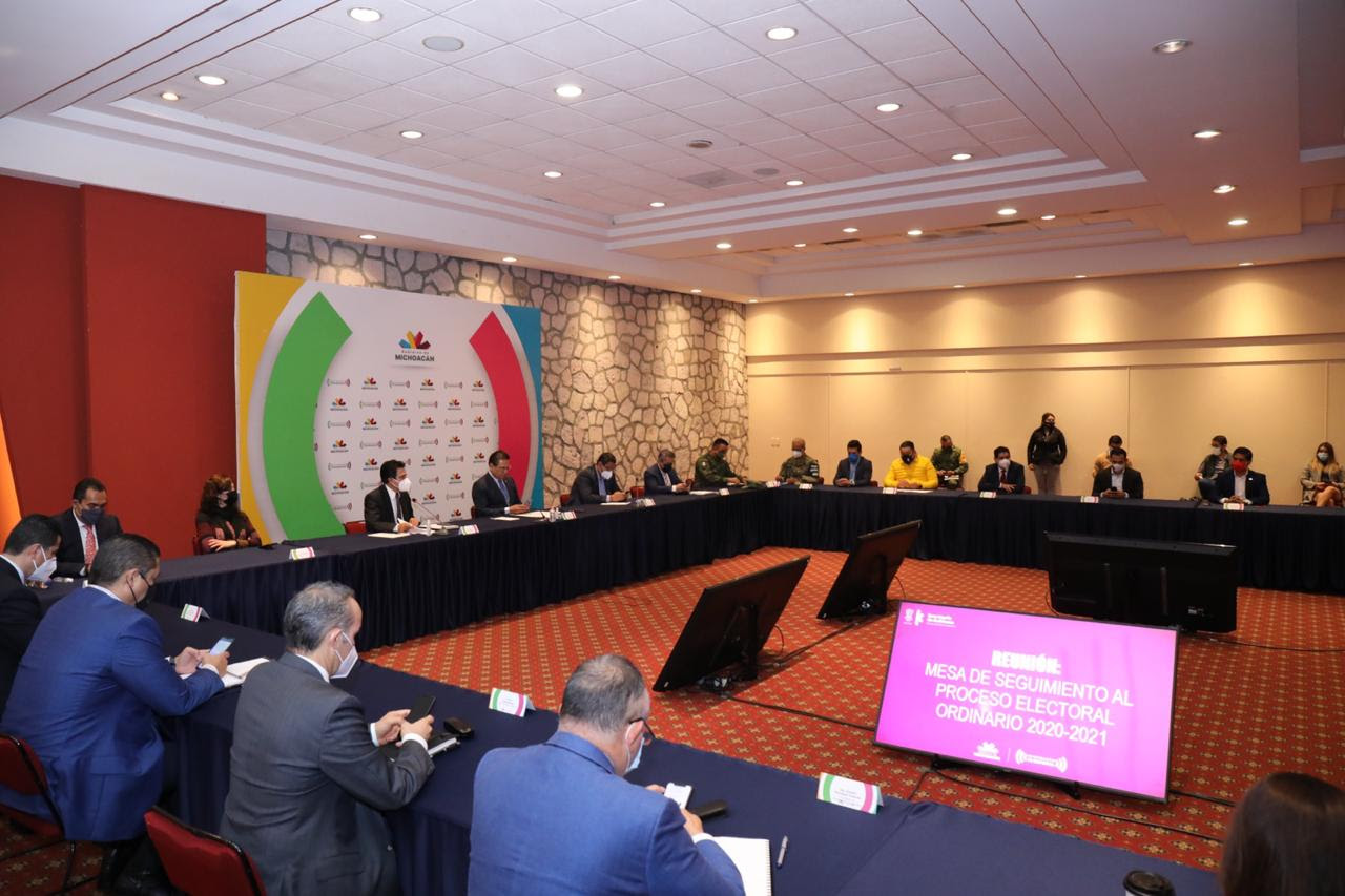  Encabeza Silvano Mesa de Seguimiento al Proceso Electoral en Michoacán