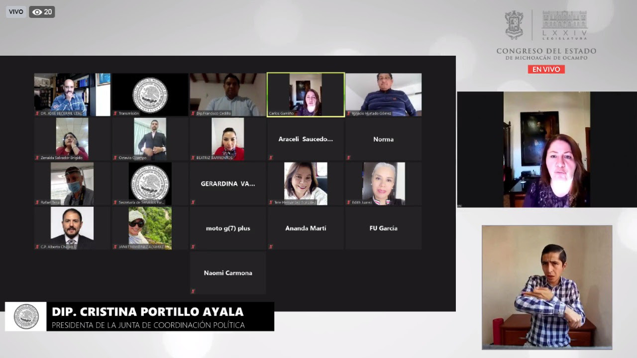  Quedó instalado el Comité Organizador del Parlamento de Mujeres