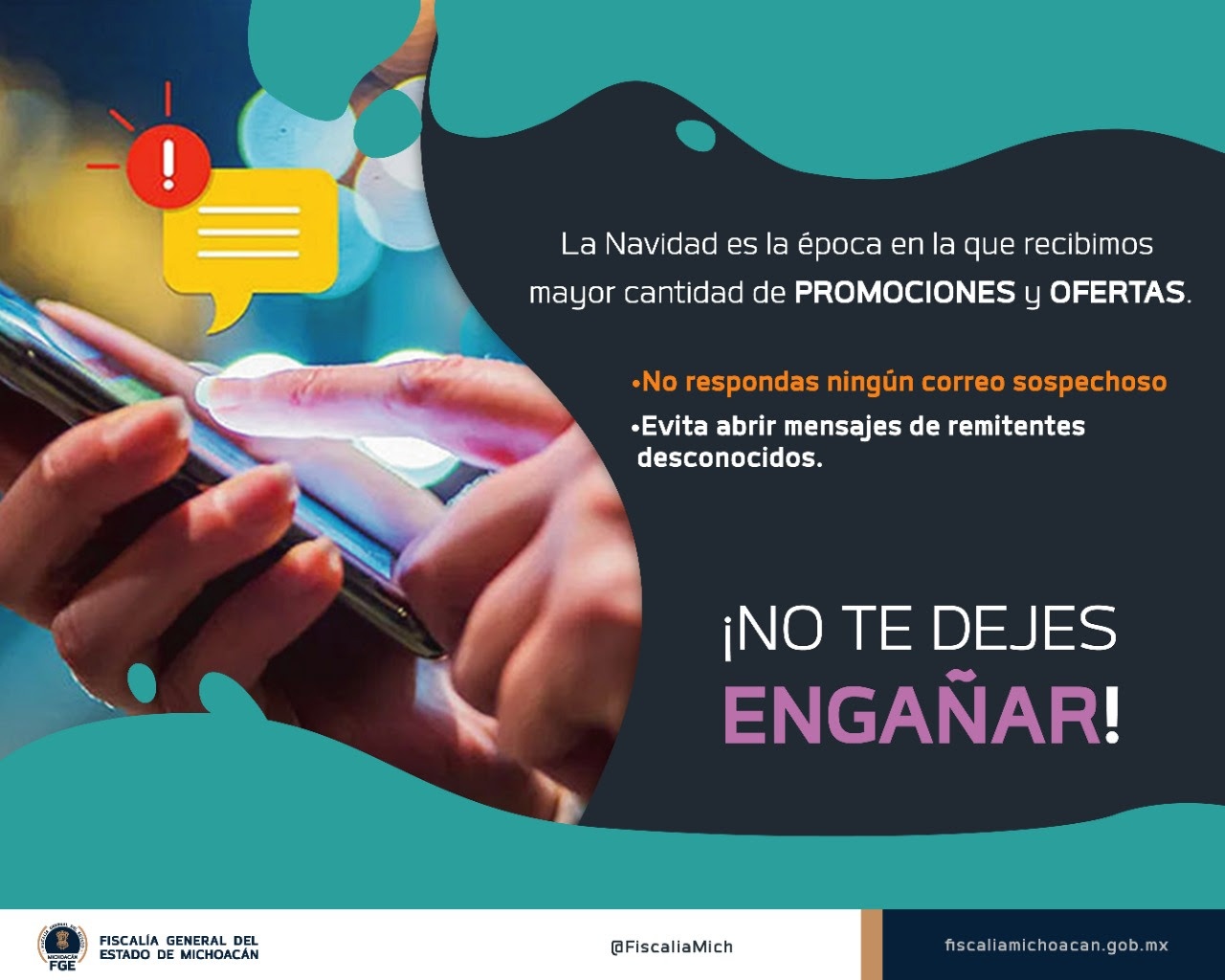  Alerta FGE a no caer en fraudes cibernéticos ante compras navideñas