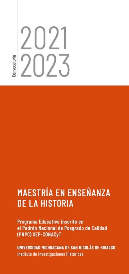 UMSNH impartirá Maestría en Enseñanza de la Historia
