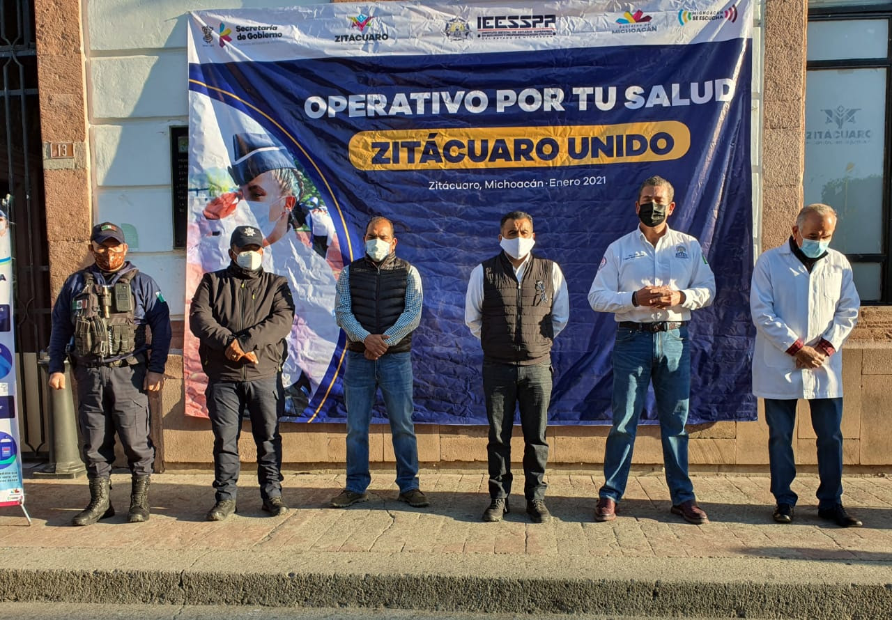  Arranca operativo sanitario en Zitácuaro