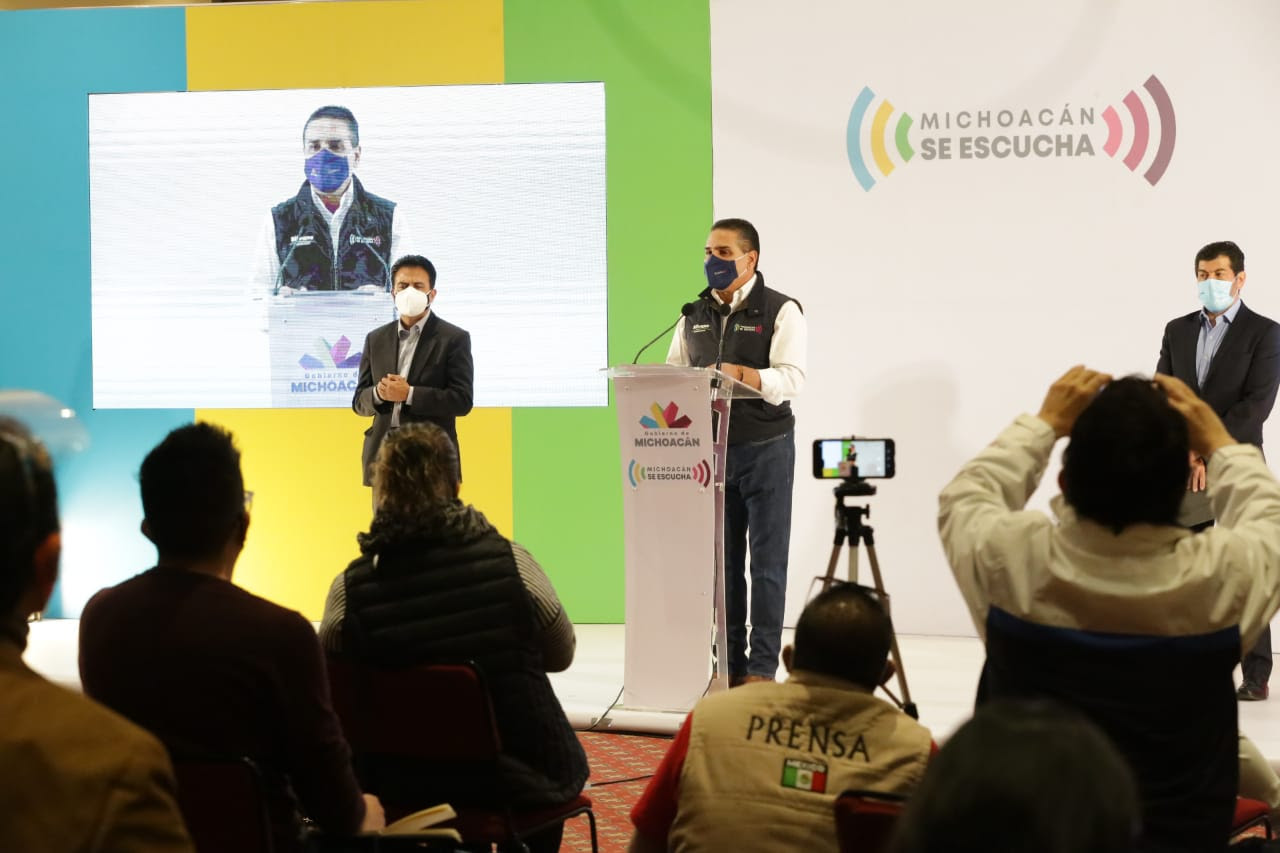 Amplía Gobernador medidas sanitarias contra COVID-19 en Michoacán