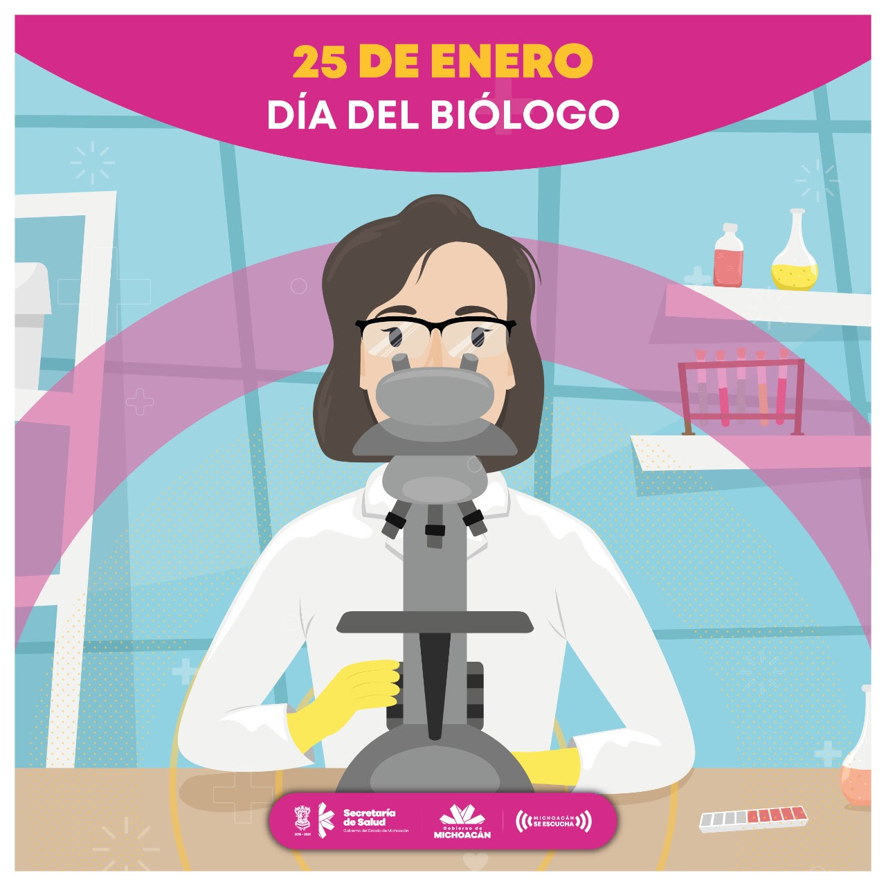  Reconoce SSM el trabajo comprometido de las y los biólogos en su día