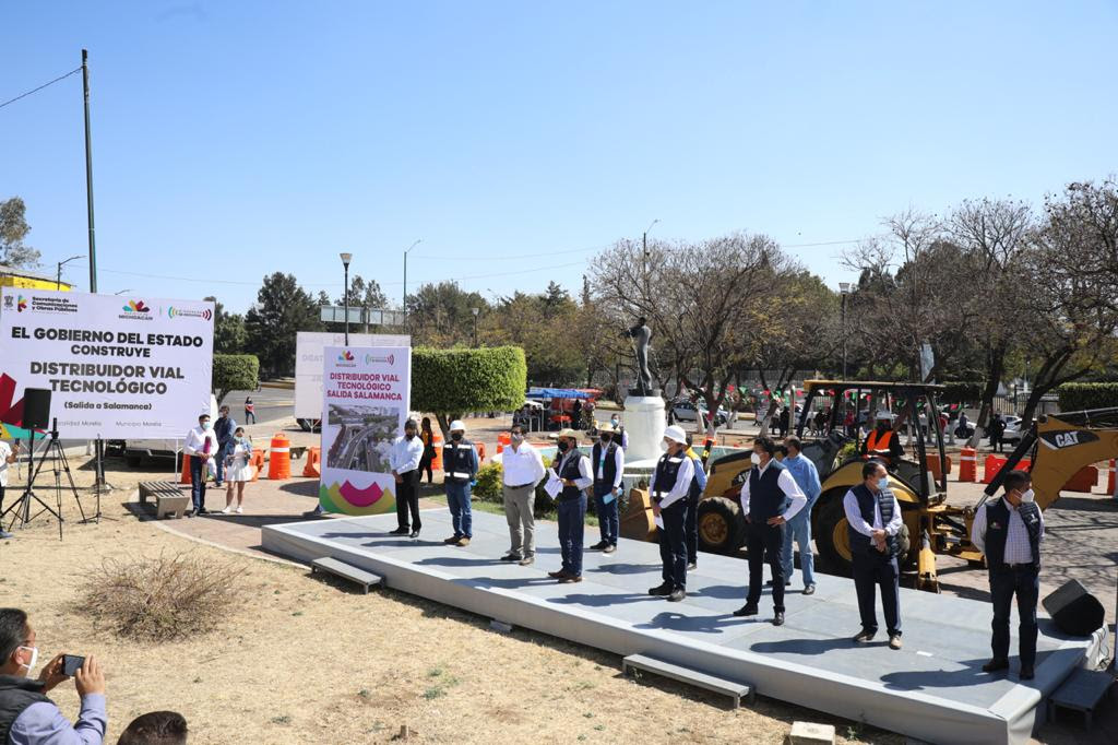  Arranca Gobernador construcción del Distribuidor Vial de salida a Salamanca