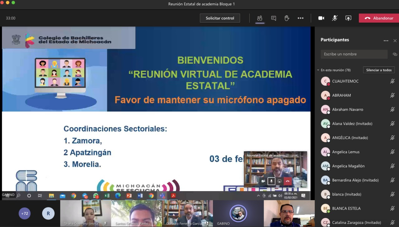 Define Cobaem ruta de trabajo académico para inicio semestral