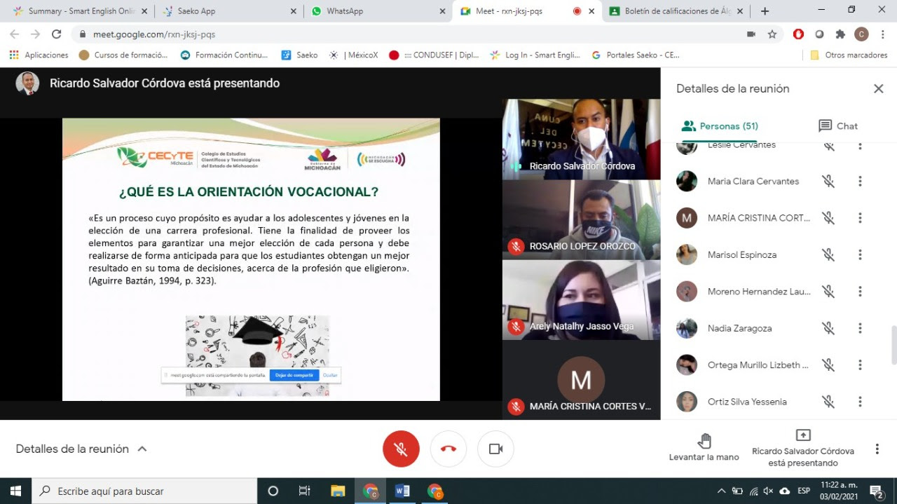 Orientan a estudiantes del plantel Penjamillo del CECyTEM sobre elección de bachillerato