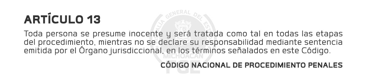  Obtiene Fiscalia General 15 años de prision contra responsable en el homicidio del presidente municipal de Nahuatzen