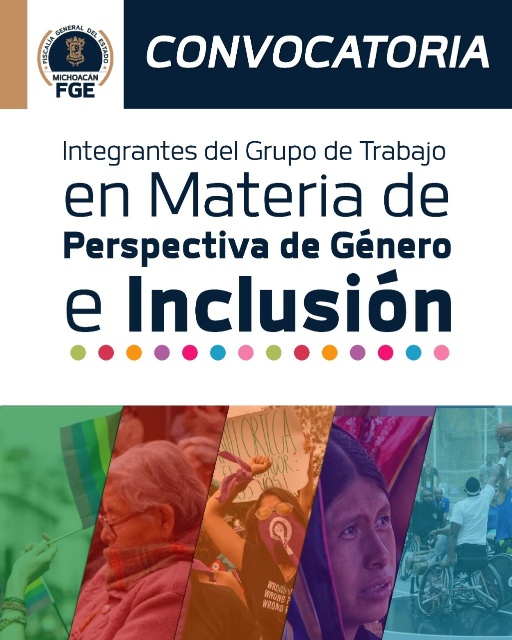 Invita FGE a participar en la convocatoria para integrar el Grupo de Trabajo en Materia de Perspectiva de Género e Inclusión