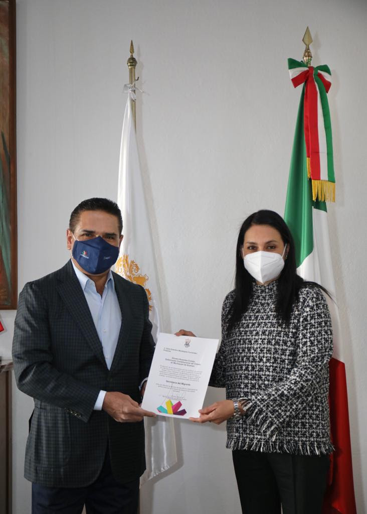  Designa Gobernador a Zaira Mandujano titular de Semigrante