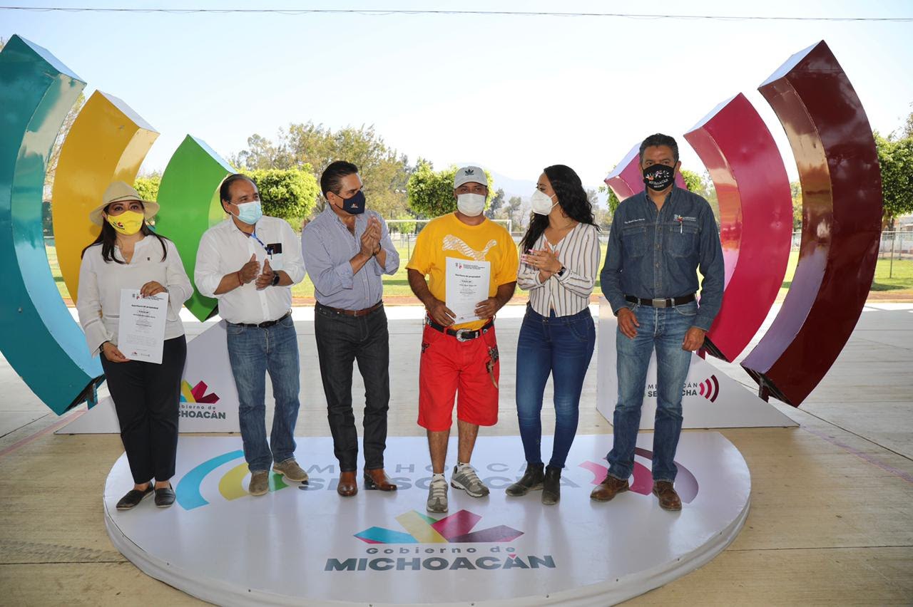  Brinda Gobierno del Estado certeza jurídica a patrimonio de familias de Zamora y Jacona