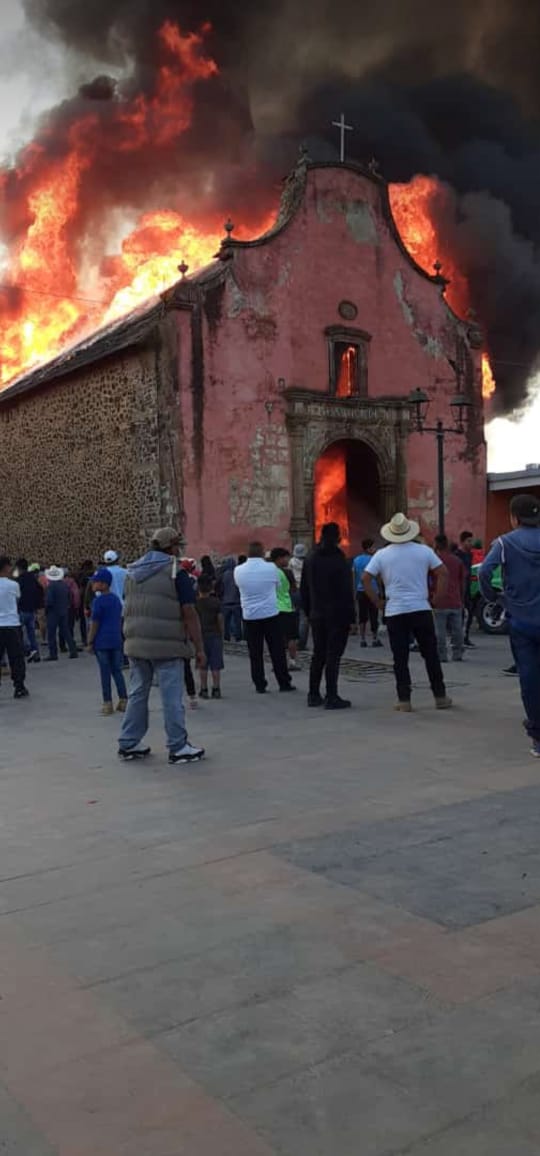  Arde el templo de la población de Nurio