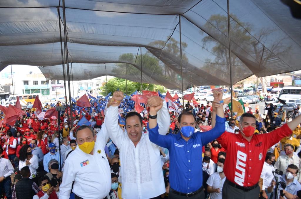  Con Carlos Herrera vienen mejores tiempos para Michoacán: Alejandro Moreno