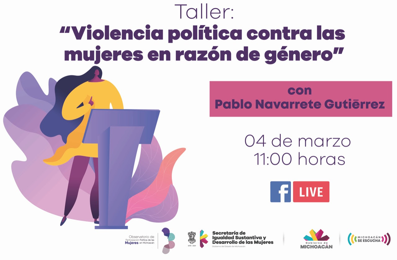  Ofrecerá Seimujer taller sobre violencia política de género