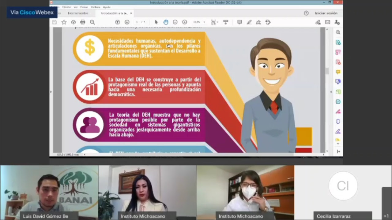  Satisfacción de necesidades, factor de desarrollo en el aula