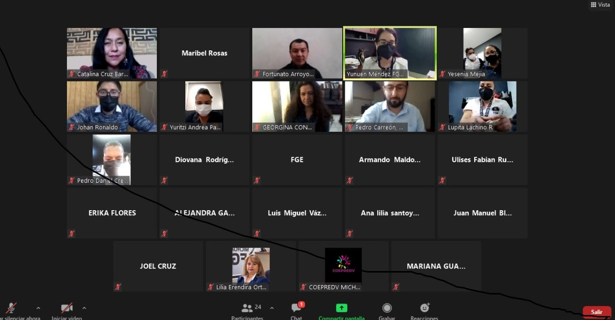  Se capacita FGE en “Atención pública sin discriminación ni violencia”
