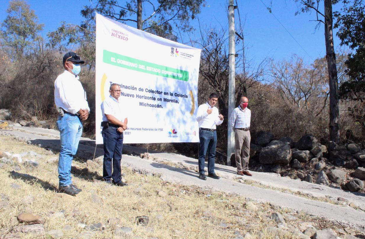 Arranca en Morelia terminación de colector sanitario