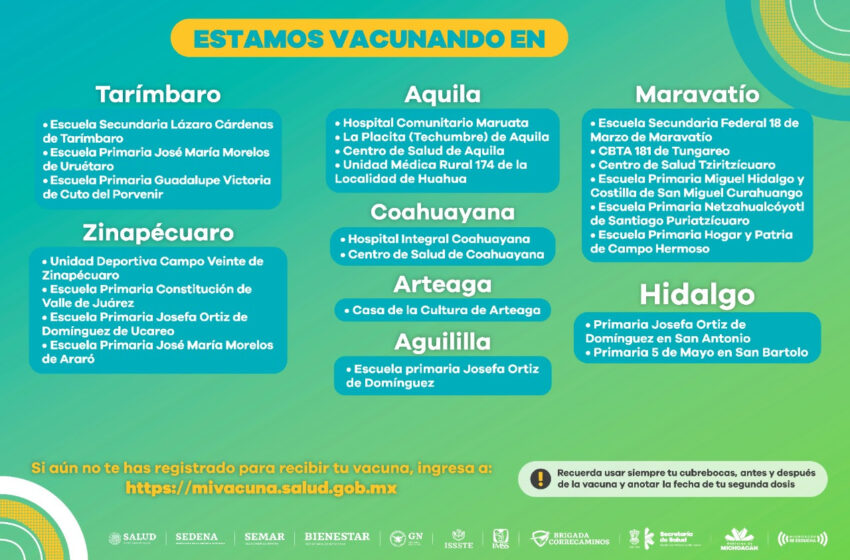 Reciben primera dosis COVID-19, 131 mil 225 adultos mayores de 60 años