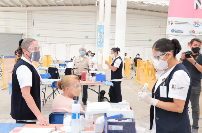  Aplicadas, más de 8 mil dosis de vacuna contra COVID-19 a adultos mayores de 60 años en Morelia