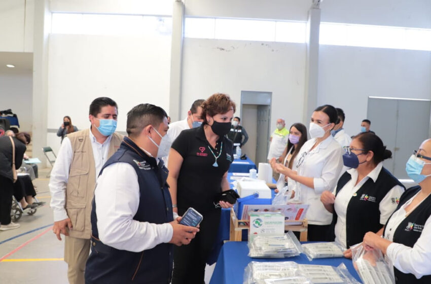  Supervisa SSM inicio de vacunación contra COVID-19 en La Piedad