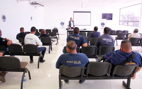 Se capacita Fiscalía Regional de Zamora, en protocolos de actuación policial