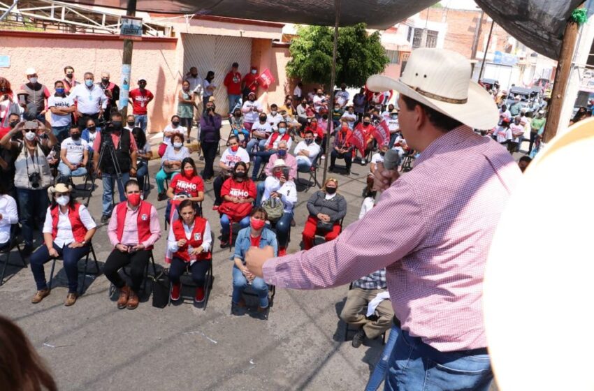  Morelia será como la visionó Colosio, asegura Memo Valencia durante su visita a Atapaneo