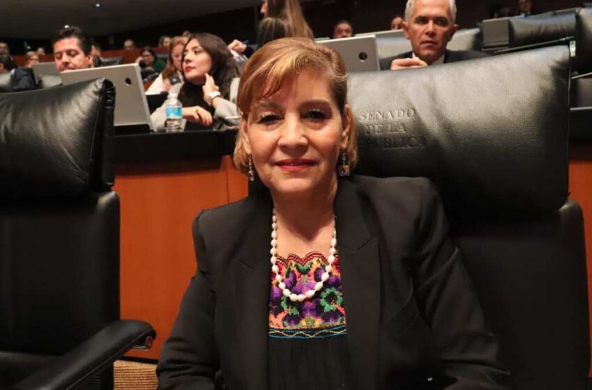 Senadora Blanca Piña, segunda propuesta de Morena al gobierno estatal