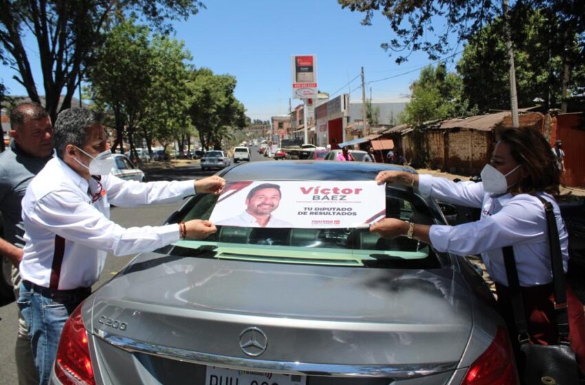  Inicia campaña Víctor Báez, va por la diputación local