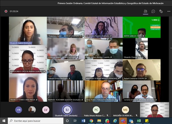  Contribuye el CEIEG con información estadística y geográfica relevante para Michoacán
