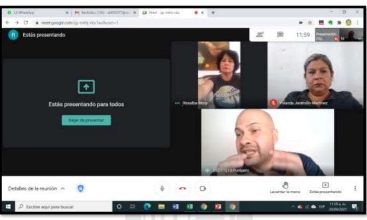 Sostienen reunión académica personal del plantel Purépero y directivos del CECyTEM